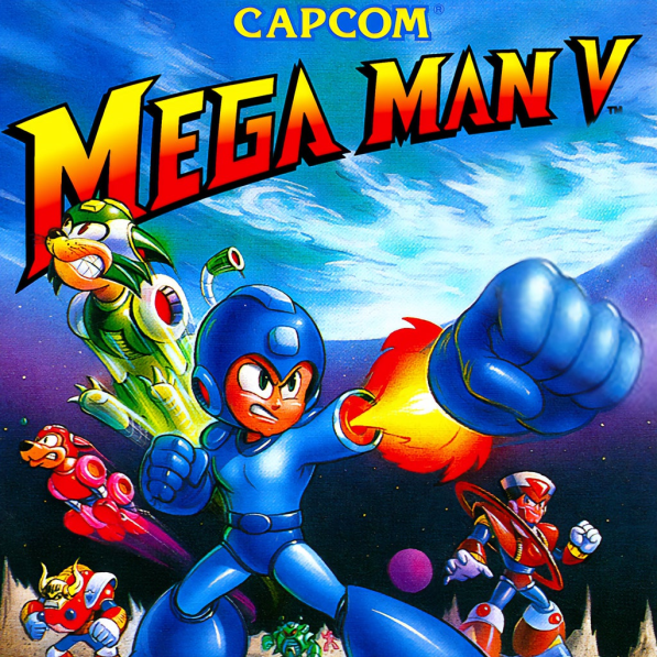 Mega Man V's cover