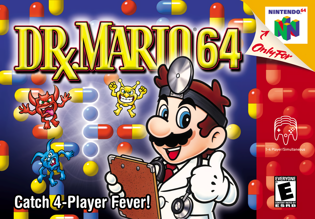 Dr. Mario 64's cover