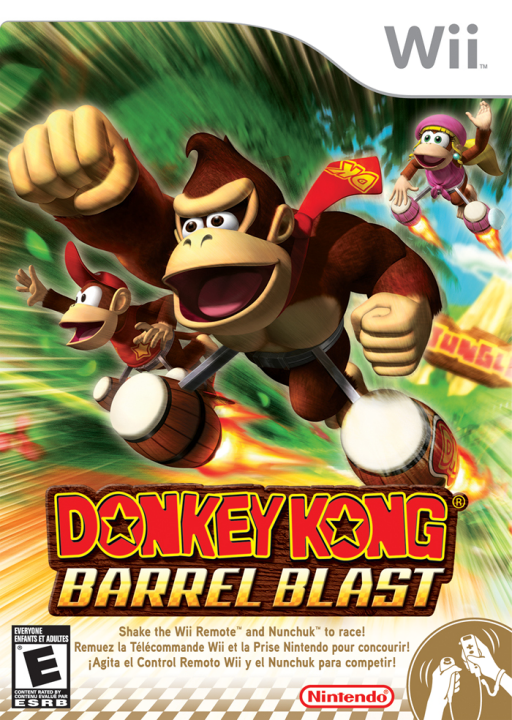 Donkey Kong Barrel Blast's cover