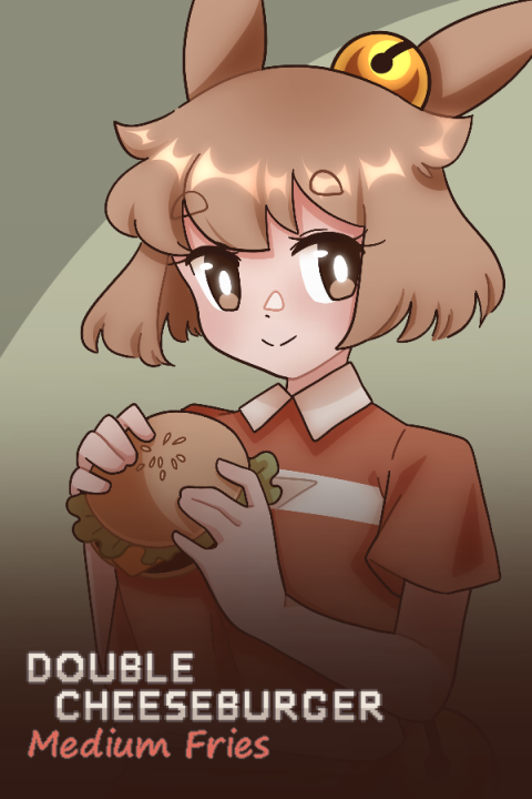Double Cheeseburger, Medium Fries's cover