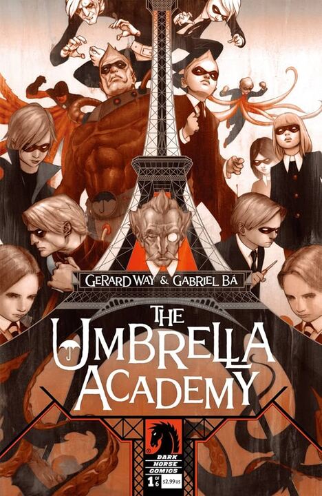 The Umbrella Academy's cover