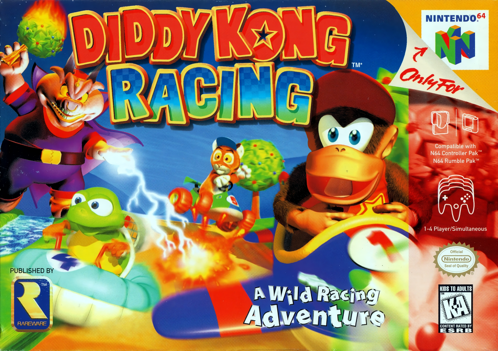 Diddy Kong Racing's cover