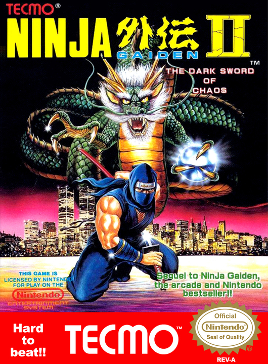 Ninja Gaiden II: The Dark Sword of Chaos Logo