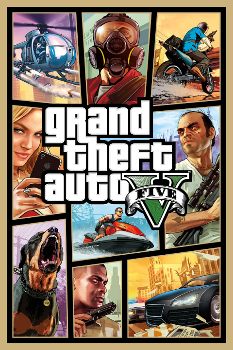 Grand Theft Auto V's cover