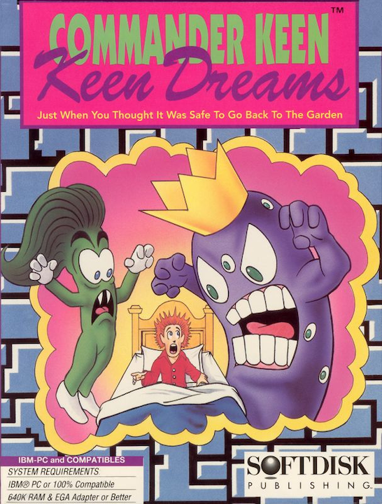 Commander Keen in Keen Dreams's cover