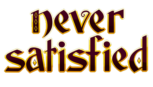 Never Satisfied's logo