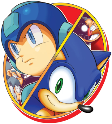 Sonic & Mega Man's cover