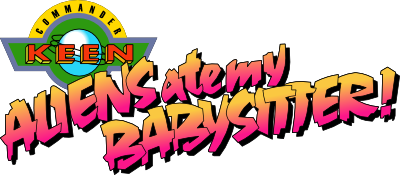 Commander Keen in Aliens Ate My Babysitter!'s logo
