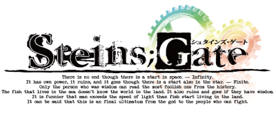 Steins;Gate's logo