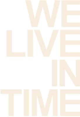 We Live in Time's cover