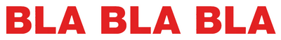 Bla Bla Bla's cover