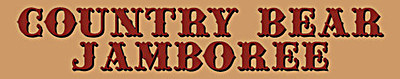 Country Bear Jamboree's cover