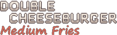 Double Cheeseburger, Medium Fries's logo