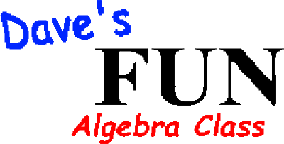 Dave's Fun Algebra Class!'s cover