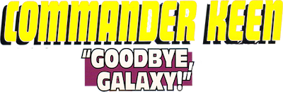 Commander Keen in Goodbye, Galaxy!'s logo
