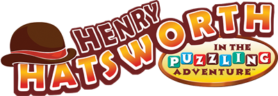 Henry Hatsworth in the Puzzling Adventure's logo