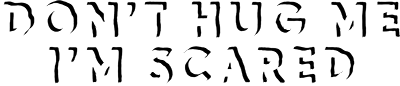 Don't Hug Me I'm Scared's logo
