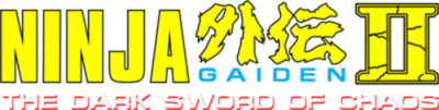 Ninja Gaiden II: The Dark Sword of Chaos's logo