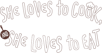 She Loves to Cook, and She Loves to Eat's logo