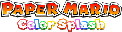 Paper Mario: Color Splash's logo