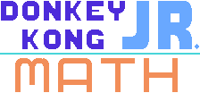 Donkey Kong Jr. Math's logo