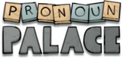Pronoun Palace's logo