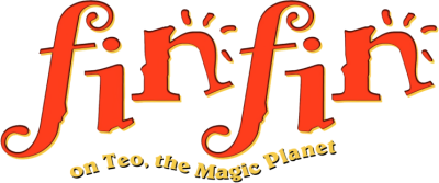 Fin Fin on Teo the Magic Planet's logo
