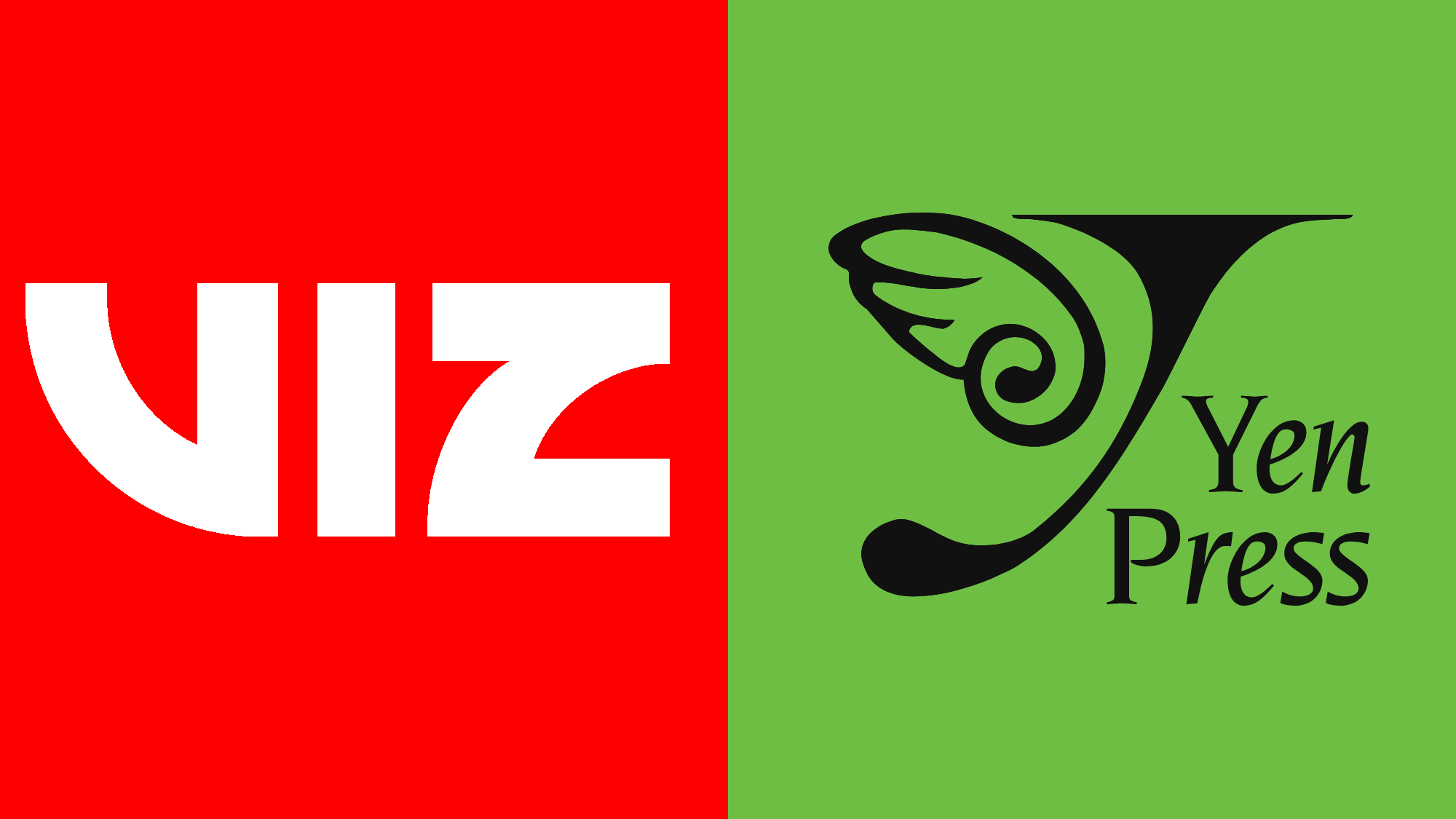 Viz and Yenpress logos