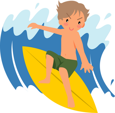 Surfer's image