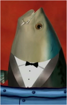 Realistic Fish Head
