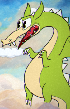 Grim Matchstick from Cuphead