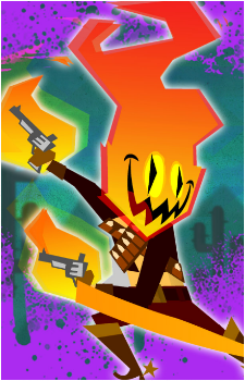 Image source: Stream trading card Flame Face