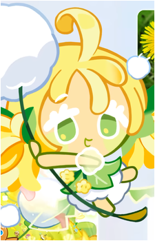 Dandelion Fairy Cookie