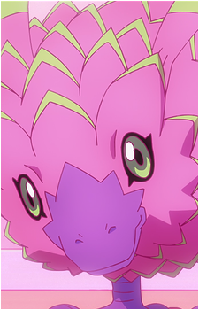 Image source: `Anime ScreenShot` from _Digimon BeatBreak_ Ending 3 Credits | `TVアニメ「DIGIMON BEATBREAK」ノンクレジットエンディングムービー③/YENA「ミラミラ」` Pomumon