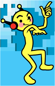 DJ Yellow from Rhythm Heaven DS