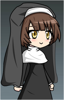 Nun Mary's image