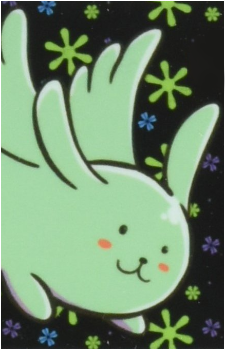 Flying Mint Bunny
