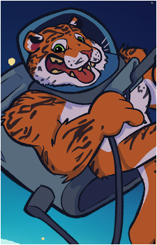 Space Tiger With Flamethrower's image