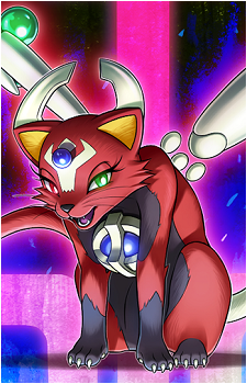 Odd-Eyes Twin Tail Cat