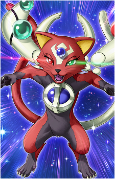 Odd-Eyes Twin Tail Cat's image