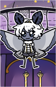 Image source: in-game sprites (first kiss at a spooky soiree) Poffin