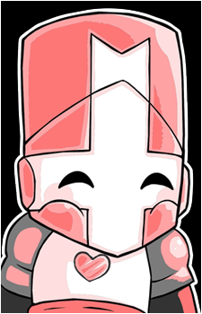 Pink Knight from Castle Crashers
