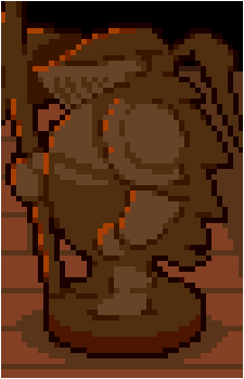 Old Man Statue