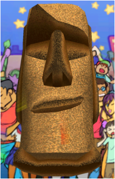 Moai from DreamMix TV World Fighters