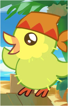 Unripe Kiwi Bird