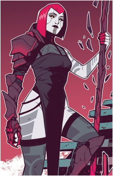 Image source: The Power Fantasy #1 variant cover Eliza Hellbound