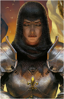 Image source: Heresy Brazilian edition cover art Jeanne d'Arc {AssCreed}