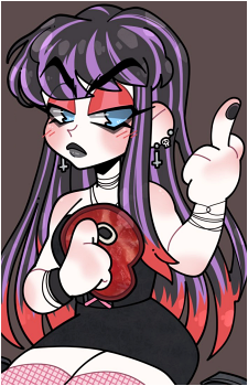 Ebony Dark'ness Dementia Raven Way