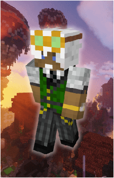 Image source: Original NPC skin on Wynncraft server. Background is also from the server. Maxie Lundelgrove