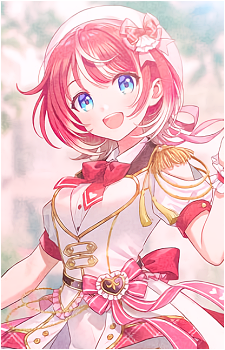 Image source: Idol debut key visual Manaka Tomori